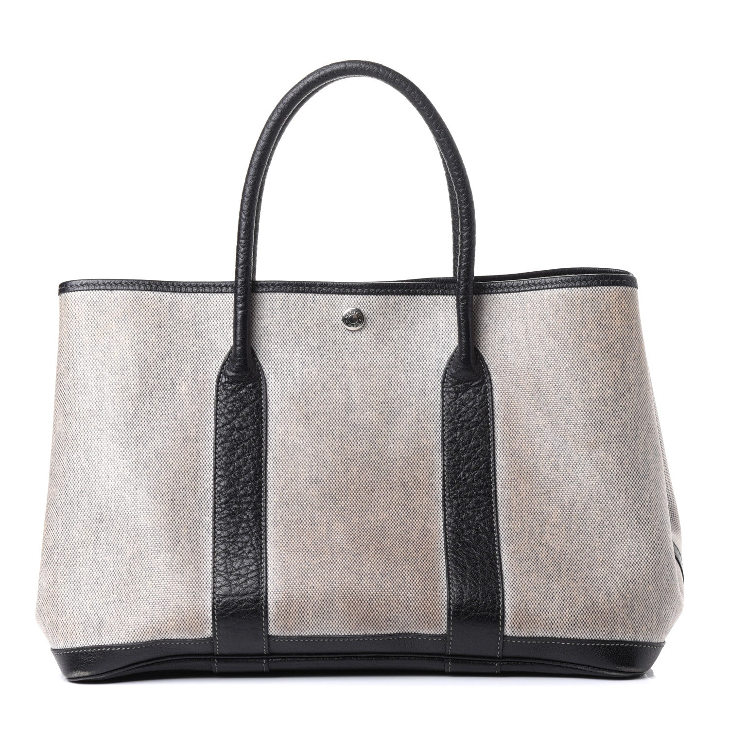 Hermes Buffle Skipper Toile Garden Party 36 MM Tote Black 1 of 4