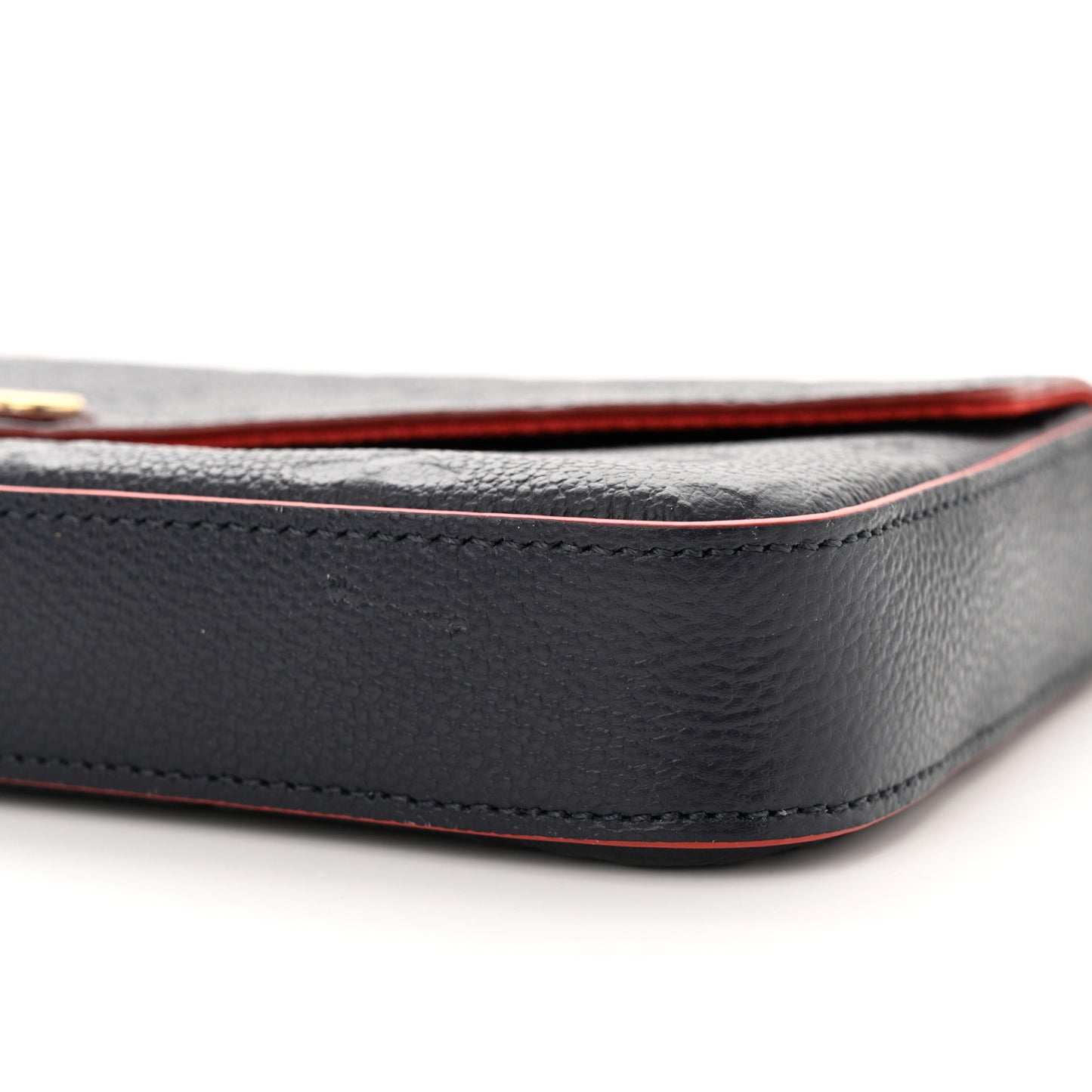 Empreinte Pochette Felicie Chain Wallet Marine Rouge