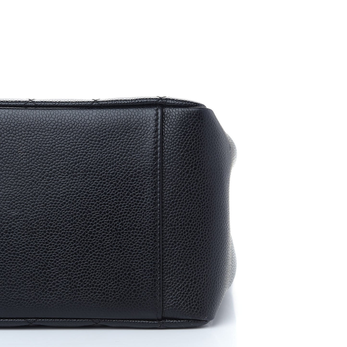 Caviar Quilted Grand Shopping Tote GST Black