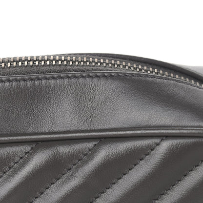 Saint Laurent Calfskin Matelasse Monogram Lou Camera Bag Grey 15 of 17