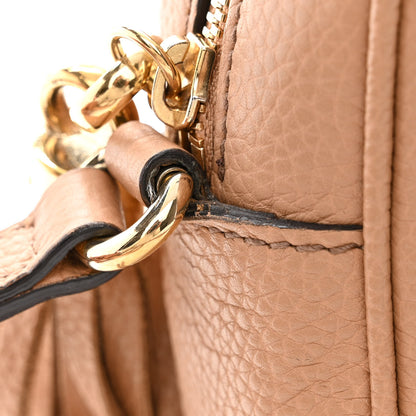 Gucci Pebbled Calfskin Small Soho Disco Bag Camelia 12 of 15