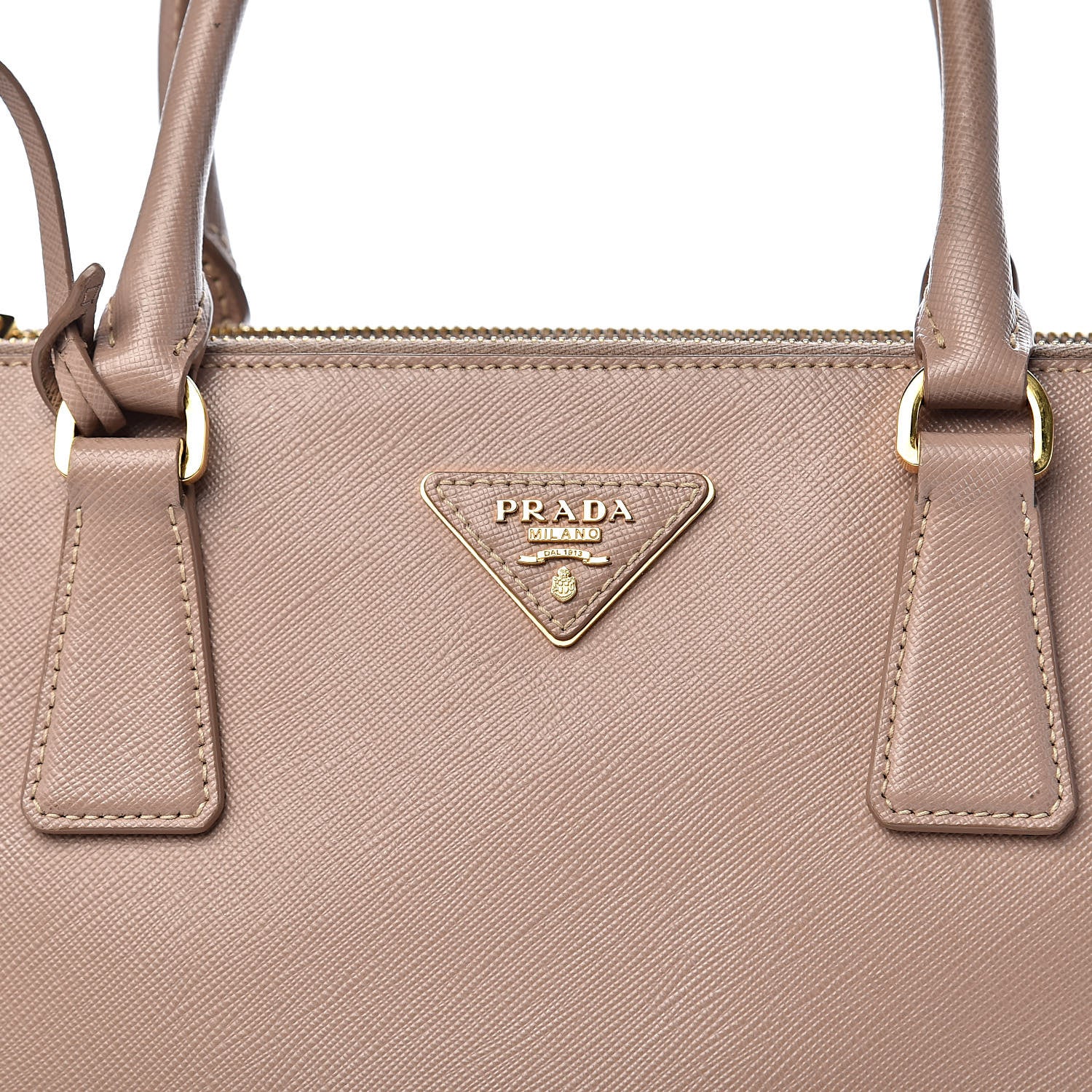 Prada Saffiano Medium Galleria Double Zip Tote Cammeo 30 of 30