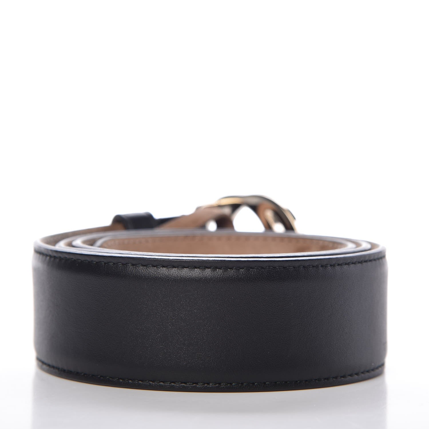 Gucci Calfskin Interlocking G 37mm Belt 80 32 Black 5 of 14