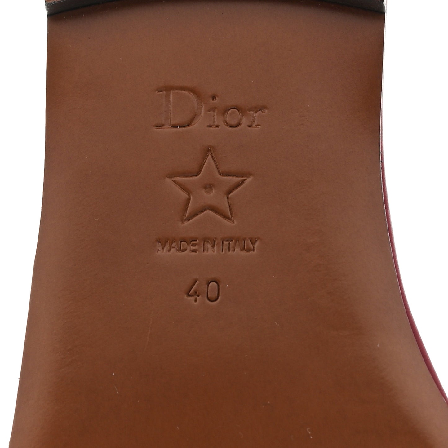 Lambskin Rubber Dioriviera Dioract Slide 35 White 40 Strawberry