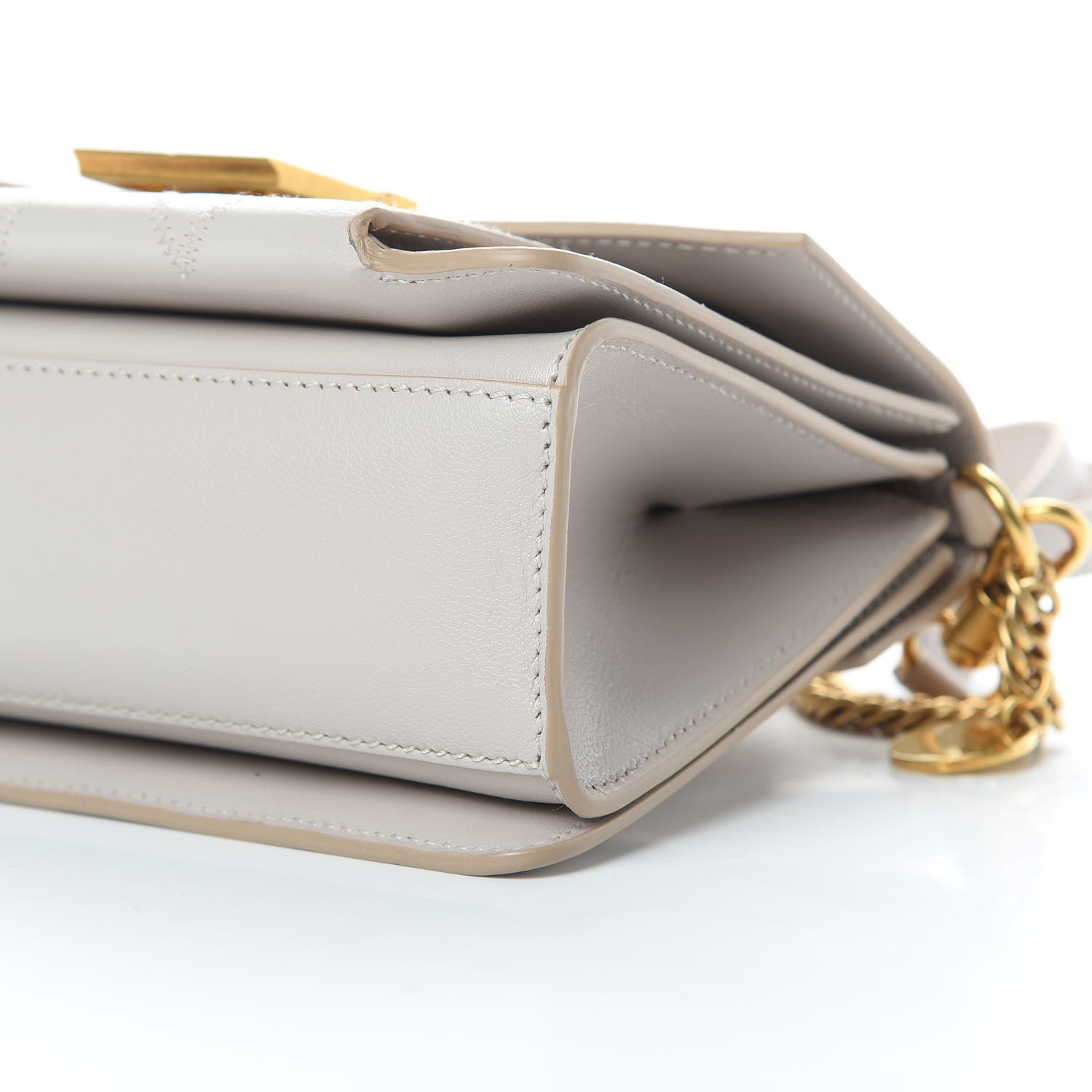 Givenchy Goatskin Quilted Small GV3 Shoulder Bag Natural 11 of 12