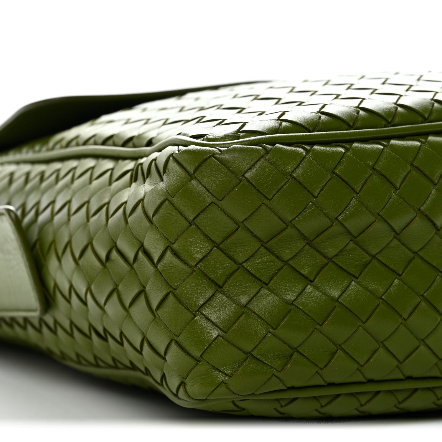 Bottega Veneta Nappa Intrecciato Crossbody Messenger Green 9 of 11
