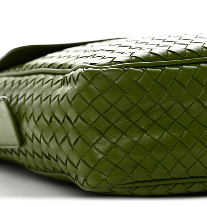 Bottega Veneta Nappa Intrecciato Crossbody Messenger Green 9 of 11