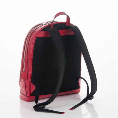 Gucci Guccissima Signature Day Backpack Hibiscus Red 3 of 7