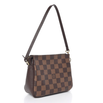Louis Vuitton Damier Ebene Trousse Make Up Bag Pochette 3 of 10