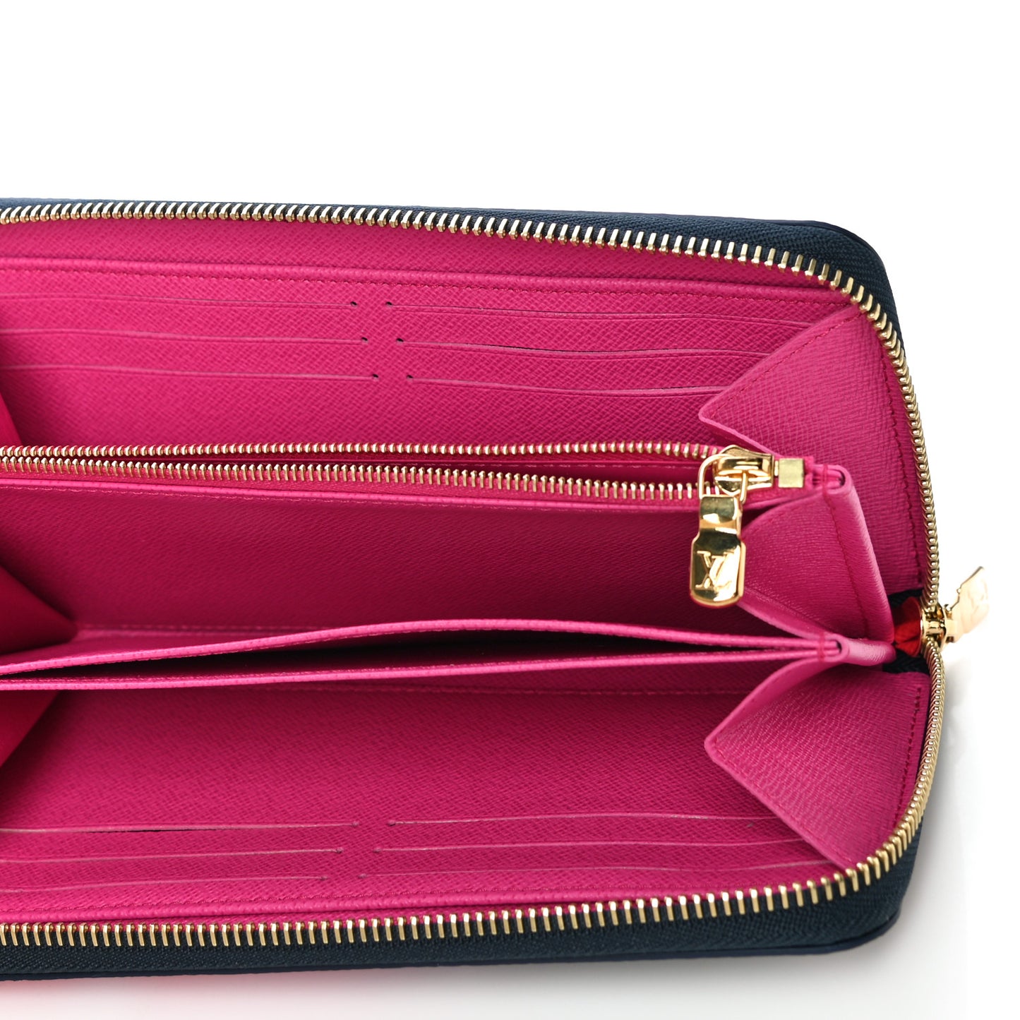 Monogram Giant Spring In The City Zippy Wallet Midnight Fuchsia