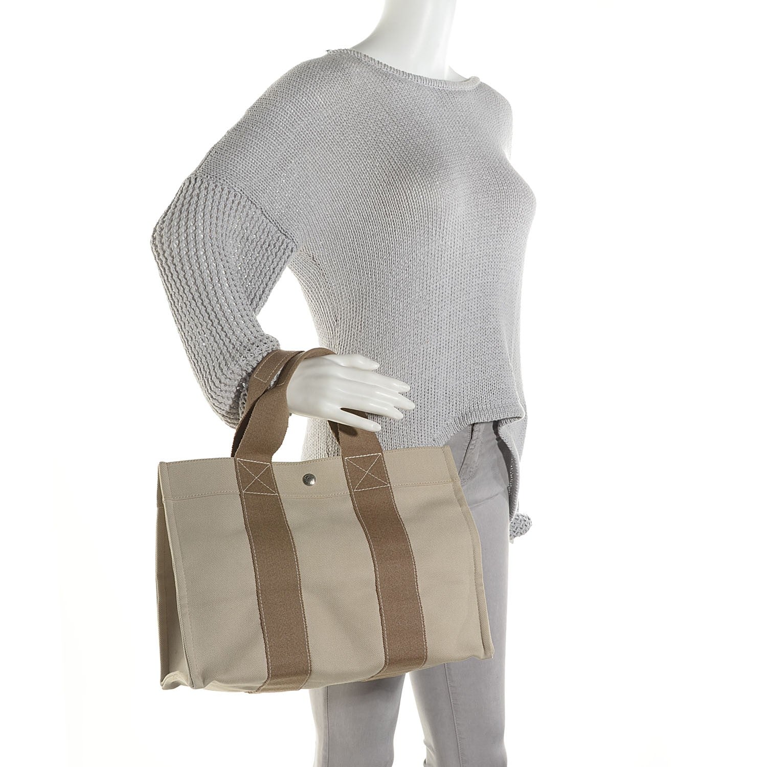 Hermes Cotton Canvas Tout Fourre PM 2 of 11