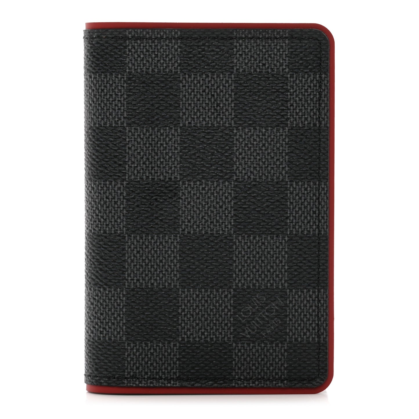 Damier Graphite Pocket Organizer Bordeaux