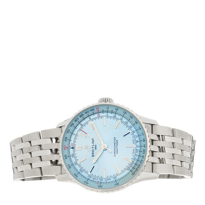 Breitling Stainless Steel 41mm Navitimer Automatic Watch Ice Blue A17329171C1A1 2 of 5
