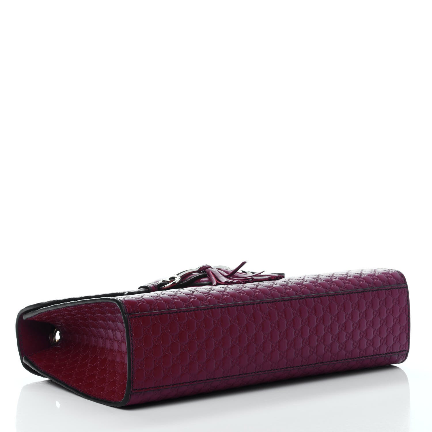 Gucci Microguccissima Medium Emily Chain Shoulder Bag Red 3 of 4