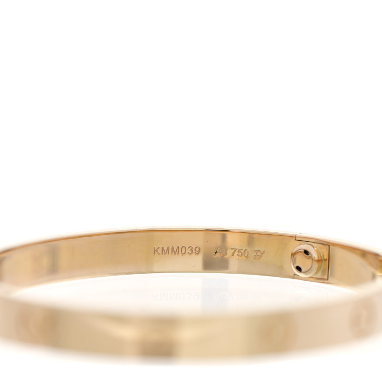 18K Yellow Gold LOVE Bracelet 17