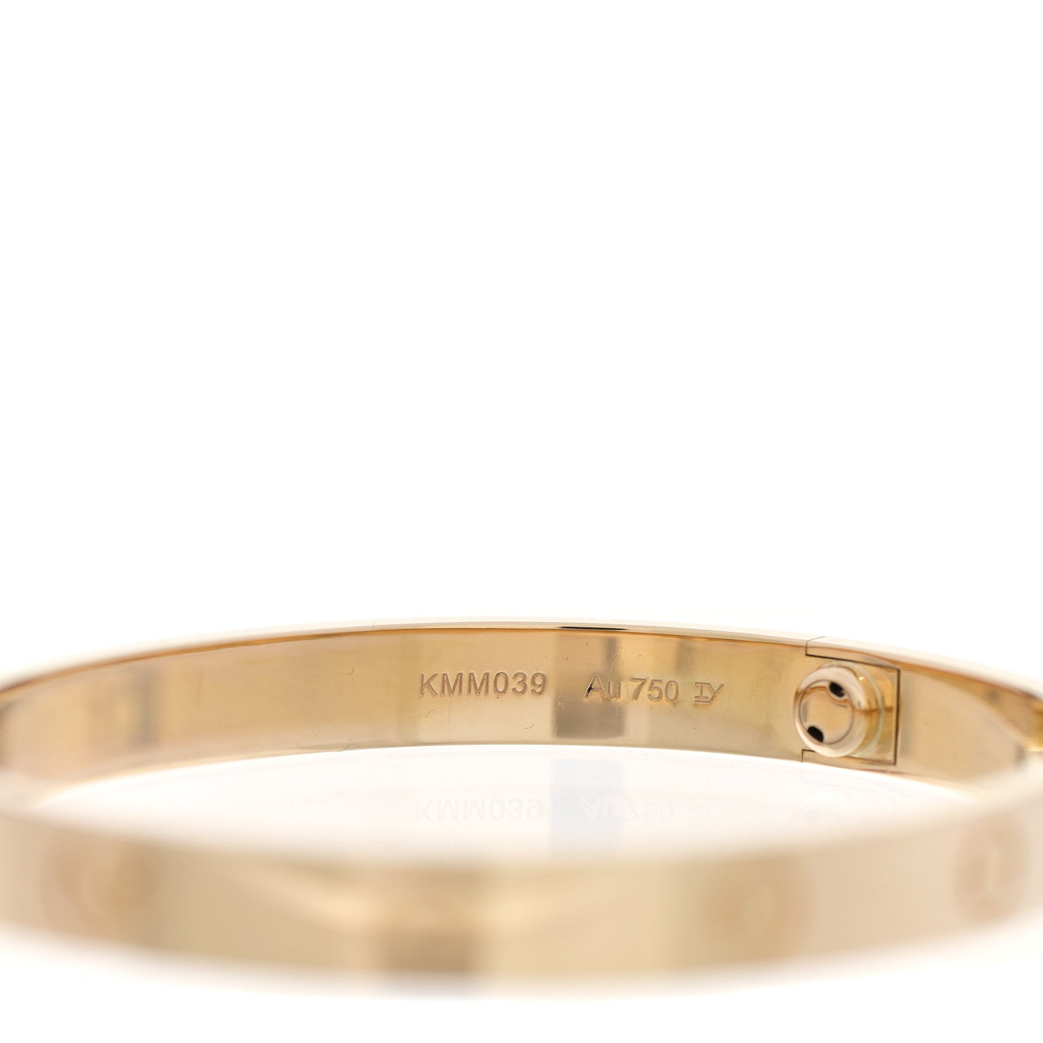 Cartier 18K Yellow Gold LOVE Bracelet 17 5 of 6