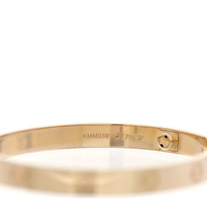 Cartier 18K Yellow Gold LOVE Bracelet 17 5 of 6
