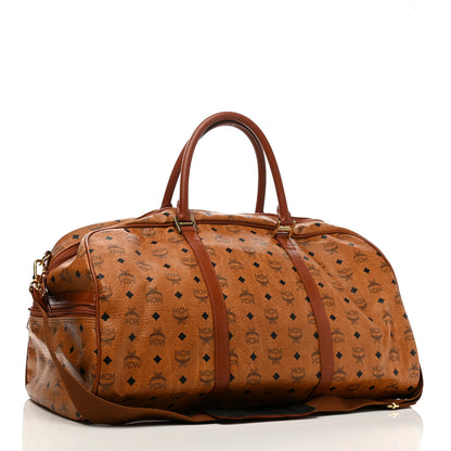 MCM Visetos Traveler Bag Cognac 3 of 9