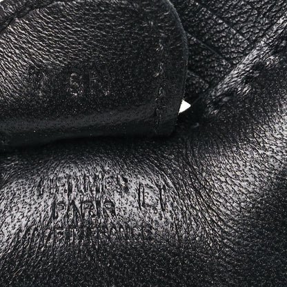 Hermes Milo Lambskin Matte Alligator Touch Grigri Rodeo Horse Bag Charm PM So Black 3 of 5