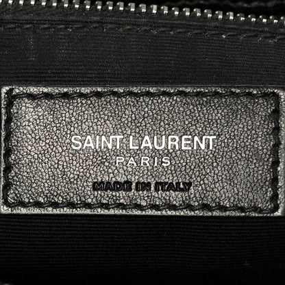 Saint Laurent Calfskin Y Quilted Monogram Medium Loulou Chain Satchel Black 6 of 11