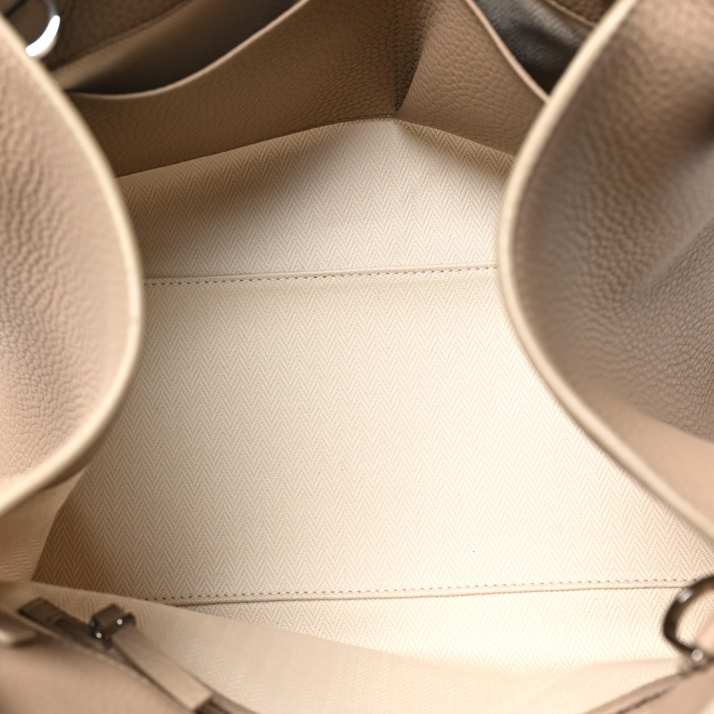 Matte Grained Calfskin Soft Margaux 12 Dark Taupe