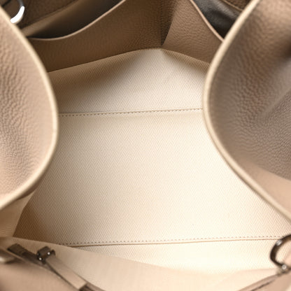 The Row Matte Grained Calfskin Soft Margaux 12 Dark Taupe 5 of 9