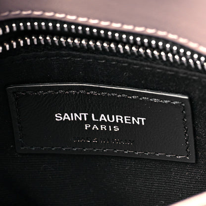 Saint Laurent Calfskin Y Quilted Monogram Toy Loulou Satchel Dusty Grey 6 of 10