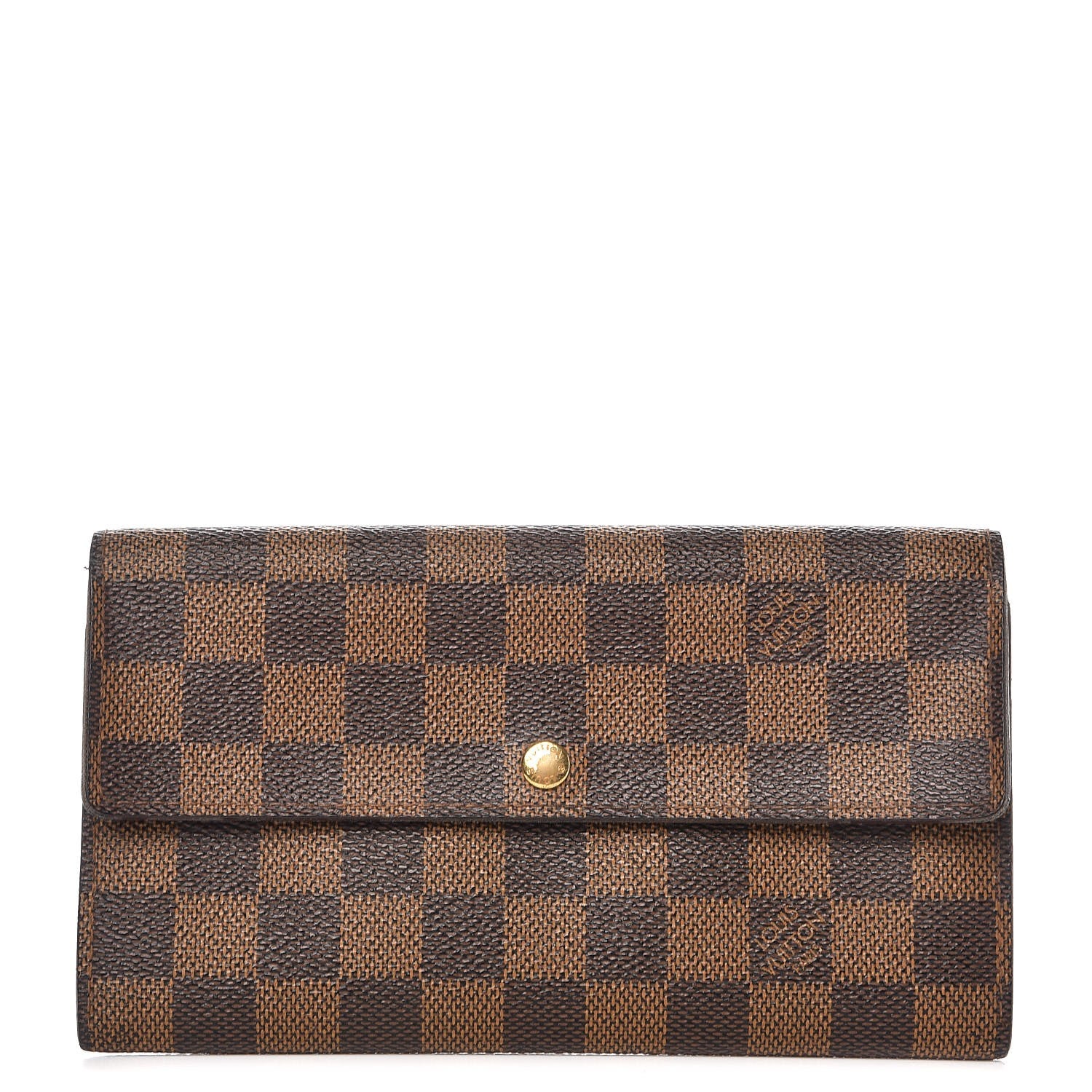 Louis Vuitton Damier Ebene Sarah Wallet 1 of 10