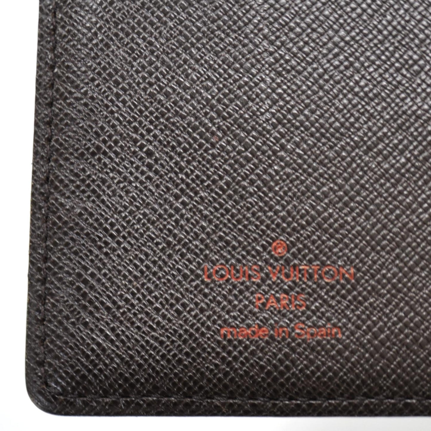 Damier Ebene Small Ring Agenda