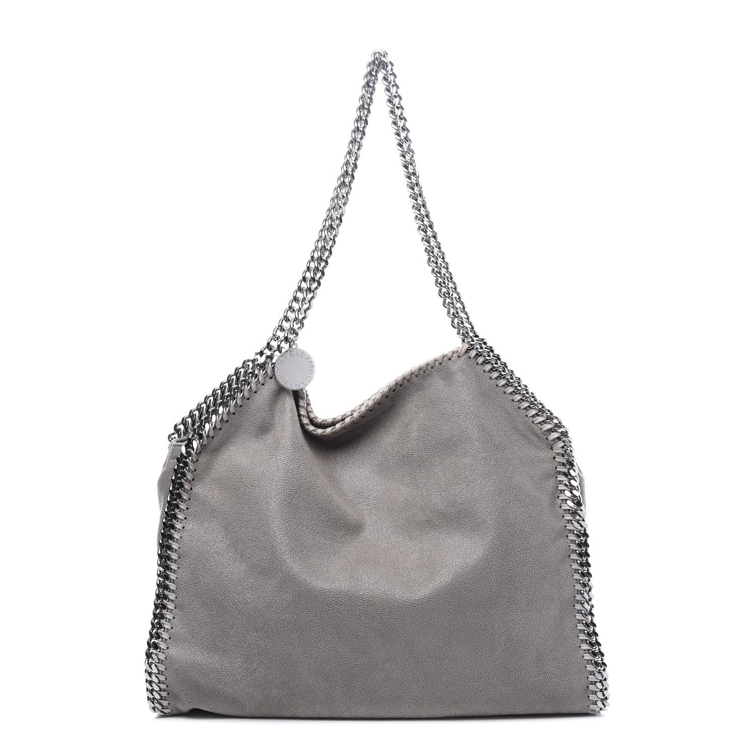 Stella McCartney Shaggy Deer Small Falabella Tote Light Grey 1 of 12