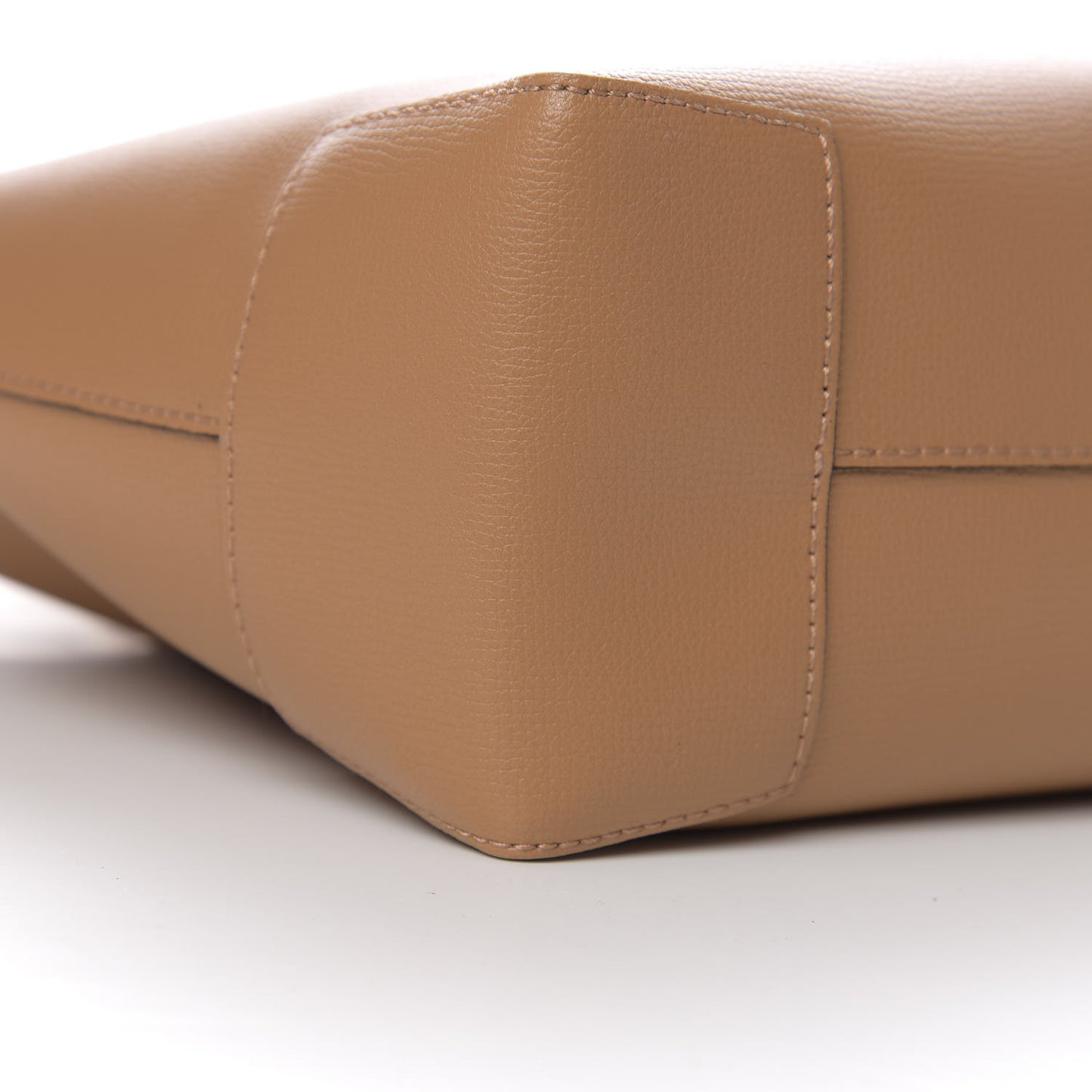 Calfskin Crest Embossed Medium Tote Camel