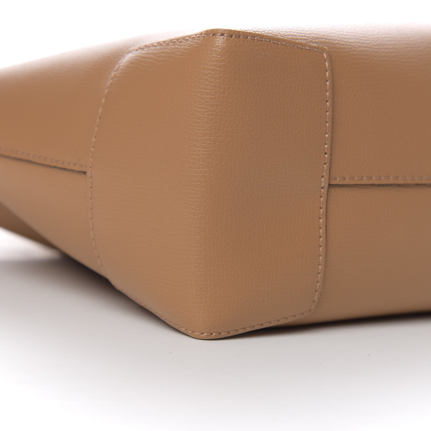 Burberry Calfskin Crest Embossed Medium Tote Camel 6 of 8