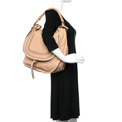 Chloe Calfskin Large Marcie Hobo Nude 2 of 23