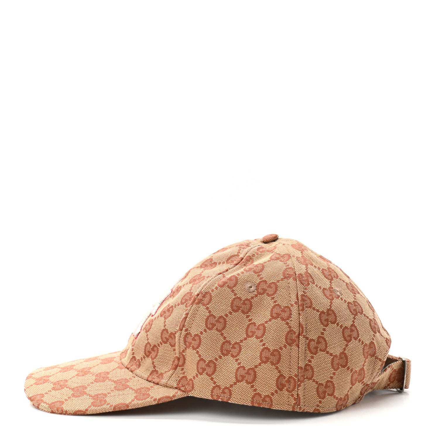 Gucci X MLB Monogram LA Dodgers Baseball Hat 57-61 Beige Ruggine 4 of 9