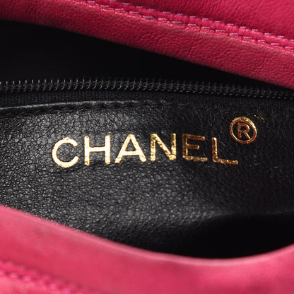 Chanel Lambskin Quilted CC Tassel Camera Case Pink 6 of 12