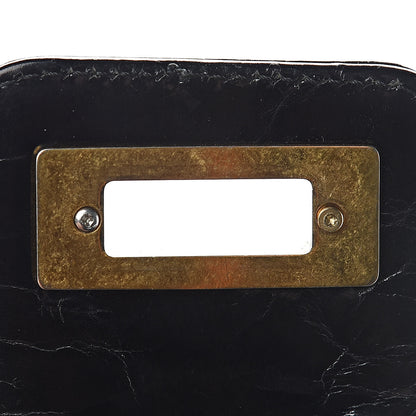 Chanel Glazed Crackled Calfskin Small Reissue Tote Black 11 of 11