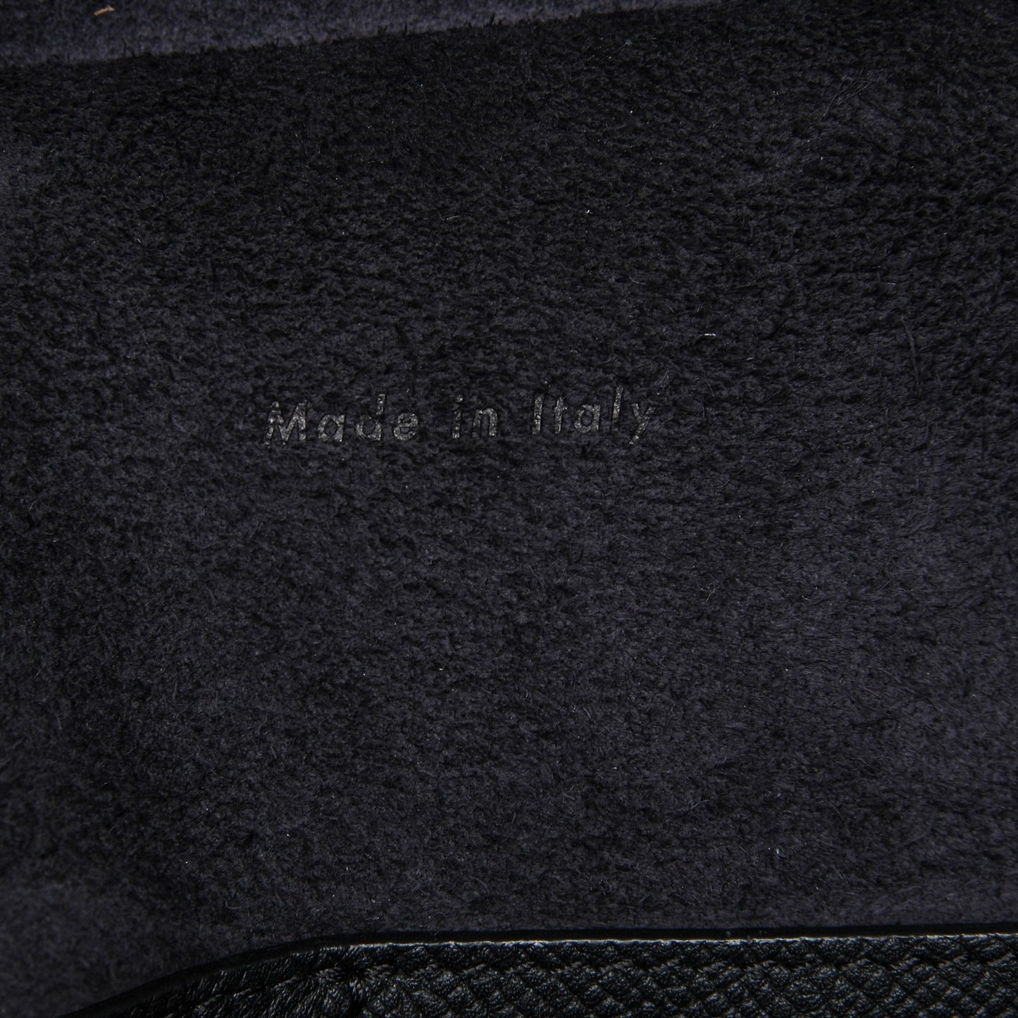 Baby Grained Calfskin Mini Belt Bag Black