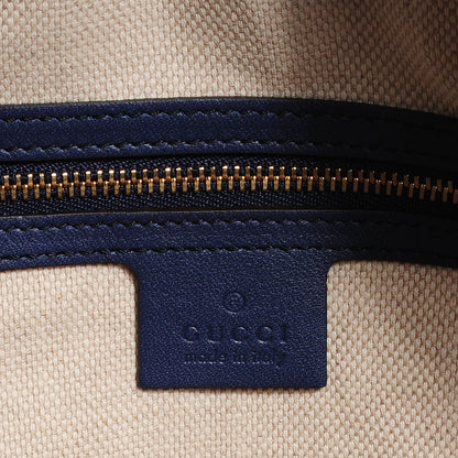 Gucci Soft Patent Small Soho Bowler Uniform Blue 5 of 9