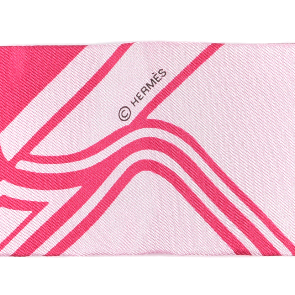 Silk Les Coupes Tattoo Twilly Rose Vif Rose Pale