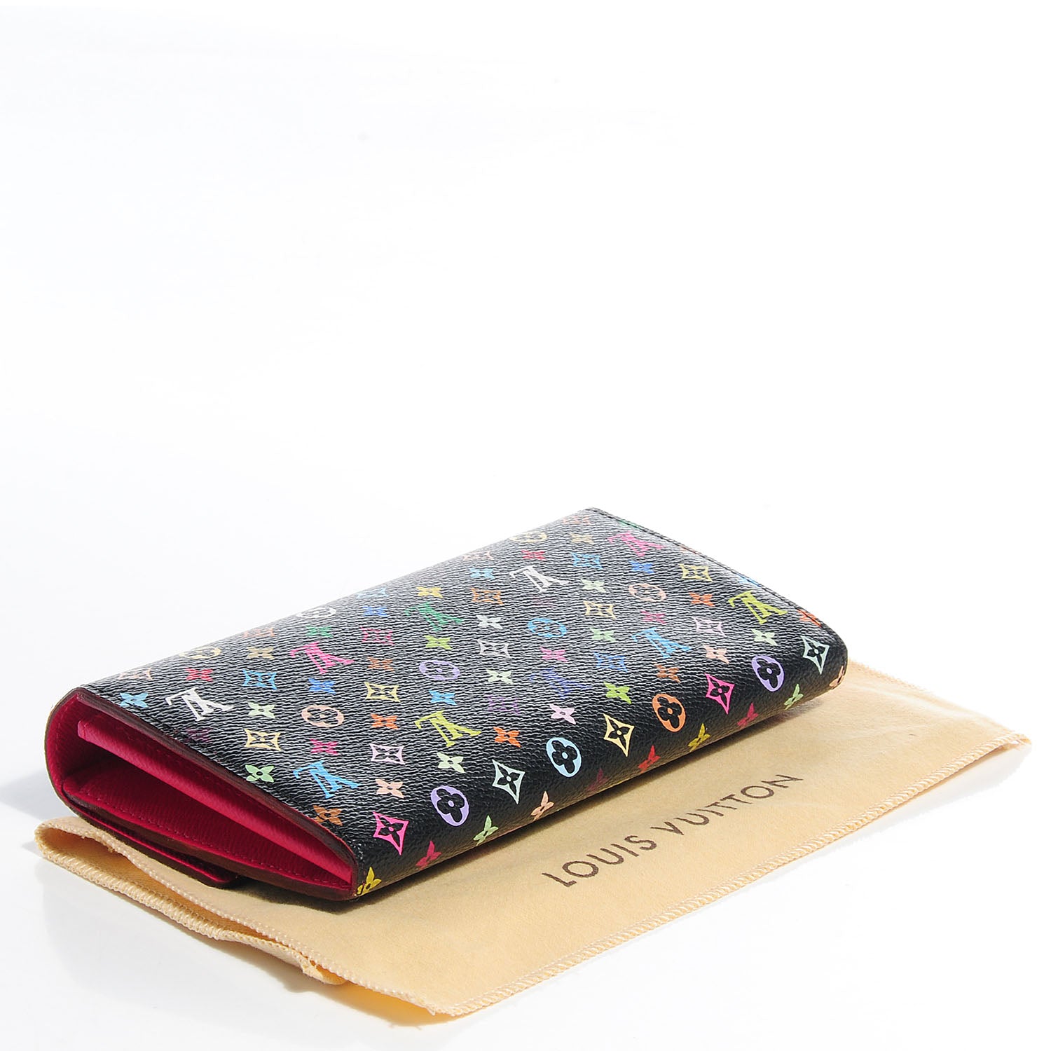 Louis Vuitton Monogram Multicolor Sarah Wallet Black Grenade 4 of 8