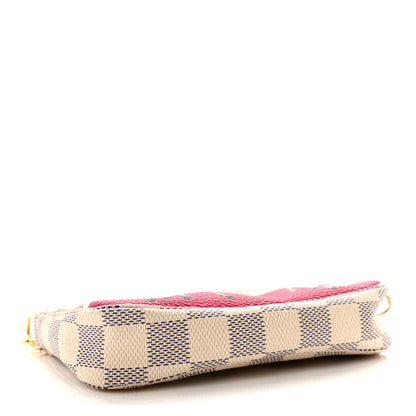 Louis Vuitton LOUIS VUITTON Damier Azur 2017 Christmas Animation Mini Pochette Accessories 4 of 8