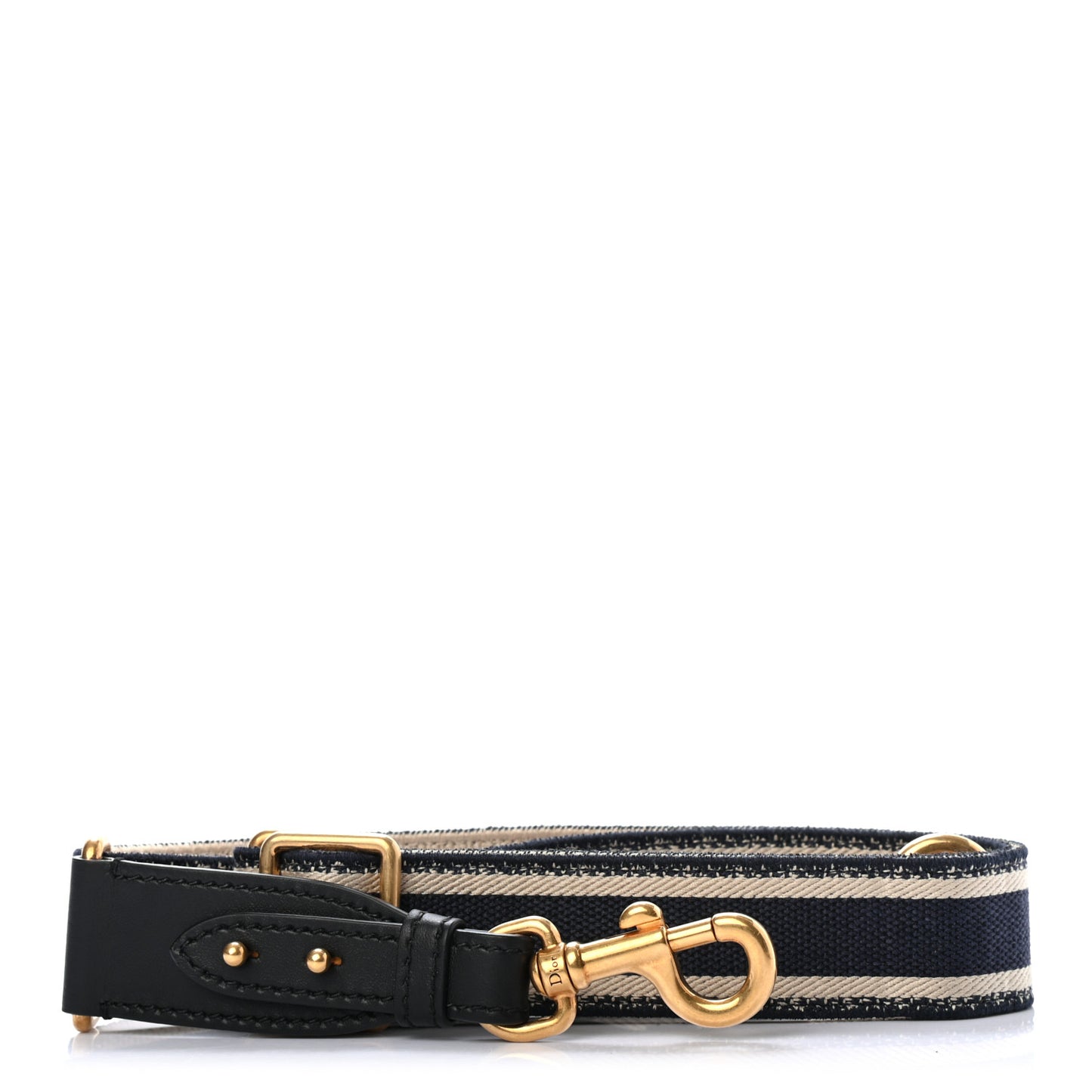 Canvas Embroidered Adjustable Shoulder Strap Blue