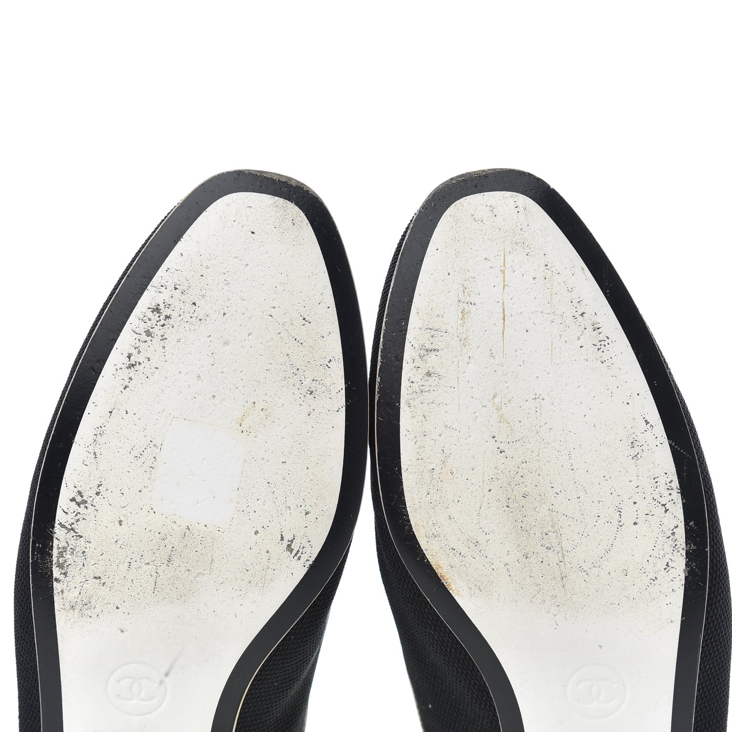 Chanel Metallic Lambskin CC Lace Up Oxfords 35.5 Dark Gold 10 of 13