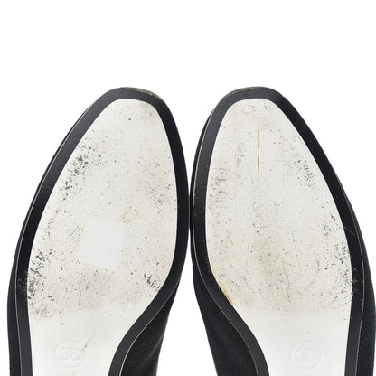 Chanel Metallic Lambskin CC Lace Up Oxfords 35.5 Dark Gold 10 of 13