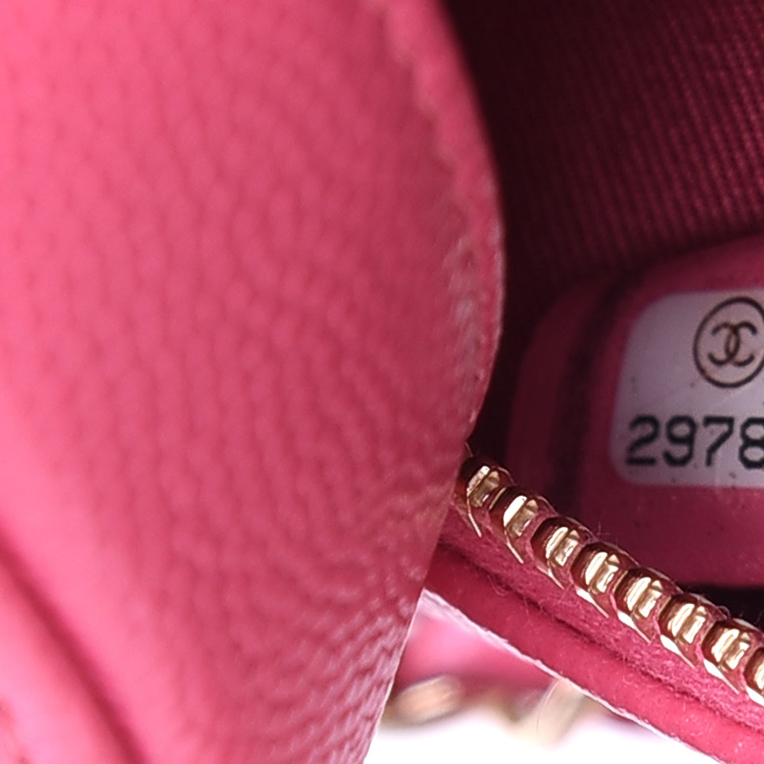 Chanel Caviar Quilted Round Clutch With Chain Pink 8 of 10