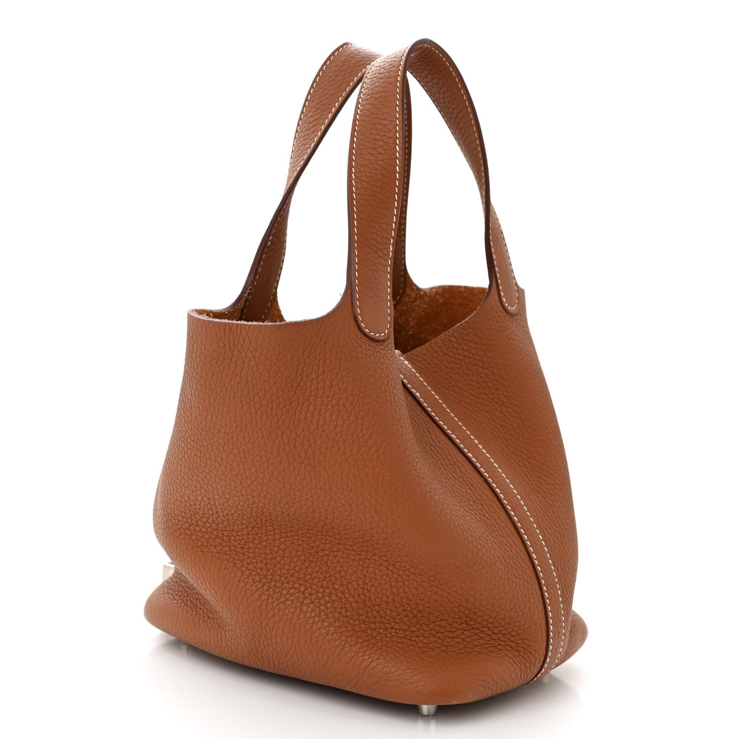 Hermes Taurillon Clemence Picotin Lock 18 PM Gold 3 of 11