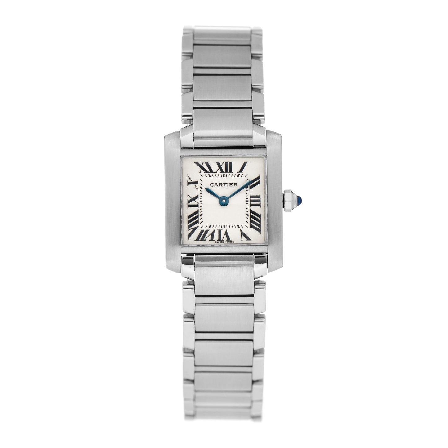 Stainless Steel 20mm Tank Francaise Quartz Watch