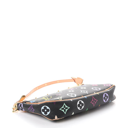 Louis Vuitton Monogram Multicolor Pochette Accessories Black 4 of 9