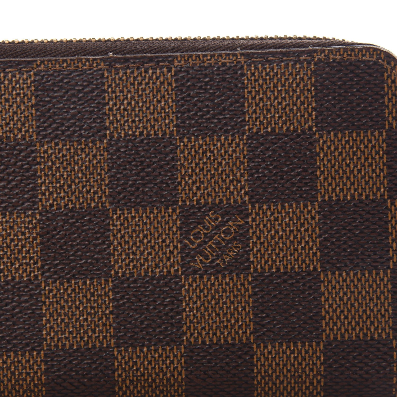 Louis Vuitton Damier Ebene Clemence Wallet Rose Ballerine 7 of 9