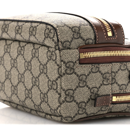 Gucci GG Supreme Monogram Azalea Calfskin Retro Interlocking G Multi-Function Bag Beige Ebony Brown Sugar 10 of 10